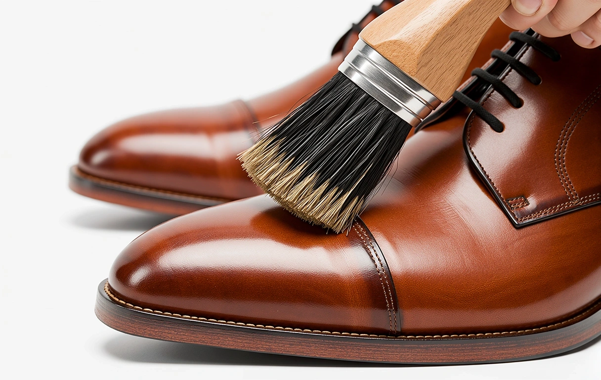 Perawatan sepatu kulit pria